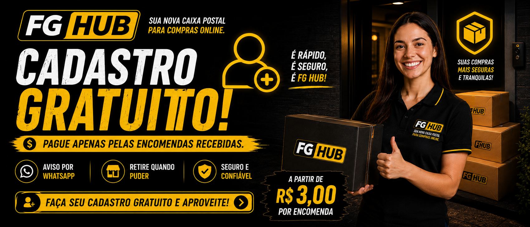 Banner FG HUB cadastro gratuito
